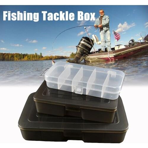 Fishing Tackle Box For Baits Hooks Transparent Plastic Storage Box Lure Box Carp Fishing Tackle Accessories Compartment Box
