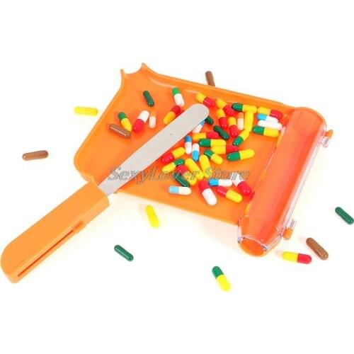 Pills Counting Tray Counter Dispenser Pharmacy Spatula Doctor Pharmacists Set