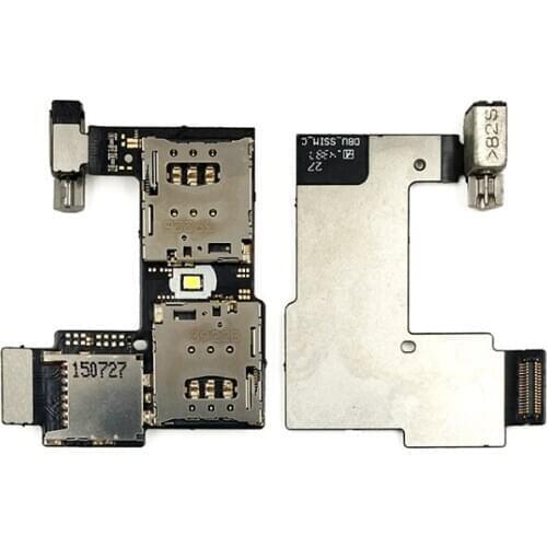 Original SIM Card+Micro SD Memory Slot Tray Holder Reader Flex Cab For Moto G2 XT1068 XT1069 G2 Memory Card Cable Replacement