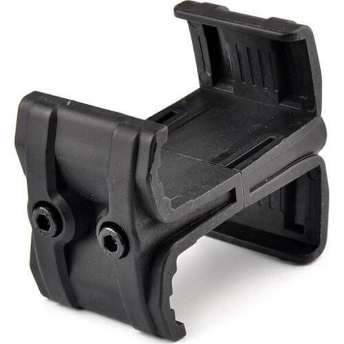 Outdoor Tactical Airsoft Magazine Parallel Connector Mag Coupler Clip Black Mud Color with Wrench for Hunting Accessories