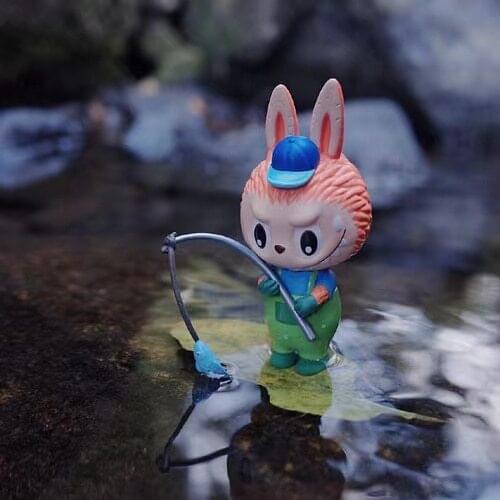 POP Mart Labubu Field Travel Series Blind Box Toy Doll Random One Cute Anime Character Gift