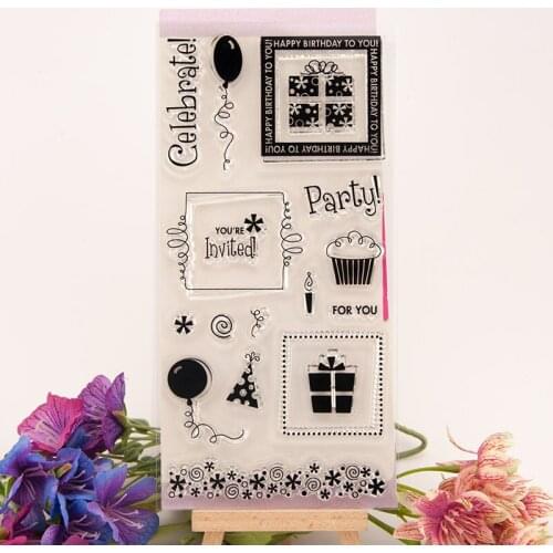 Transparent Clear Silicone Stamp/Seal for DIY Scrapbooking/photo Album Decorative Clear Stamp Sheets T2234