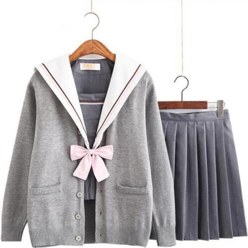 Jk School Girl Uniform Lovely Japanese Korea School Students Uniforms Cosplay Autumn Sailors Suits Adult School Clothes Female