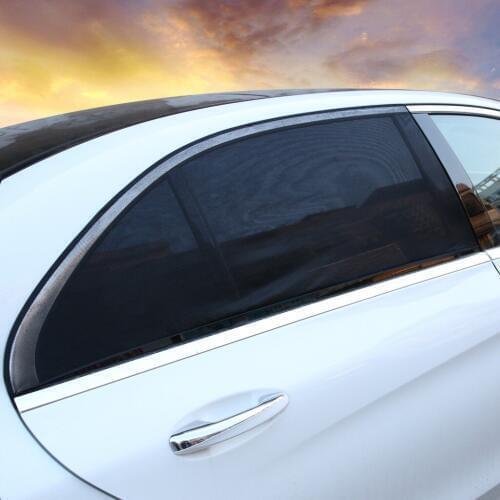 2PCS Car Styling Accessories Sun Shade Auto UV Protect Curtain Side Window Sunshade Mesh Sun Visor Protection Window Films