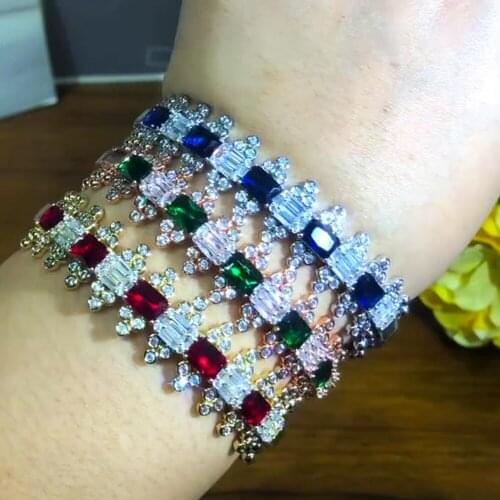 Gorgeous Flexible scalable Adjustable Openning Bangle Ring Jewelry Set for Women Important Occasion Party Noble Symbol