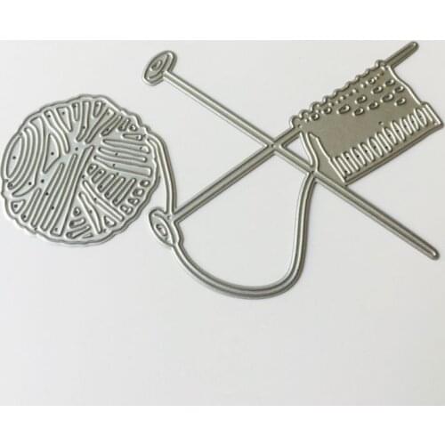 Sweater Kniting DIY Kerosene lamp gloves Cutting Die Stencil Embossing Craft Album Card Decor Mother Days Gifts