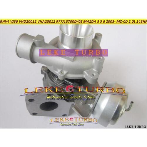 RHV4 VJ36 VHD20012 VHA20012 RF7J13700D RF7J13700E Turbo Turbocharger For Mazda 3 Mazda 5 Mazda 6 2003- MZ-CD 2.0CD MZ 2.0L 143HP