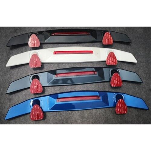 CEYUSOT For Car Trunk Universal Spoiler NEW OLD Kia Stinger SHUMA K2 K3 K5 K9 ABS Material Black Rear Lip Tail WING Accessories
