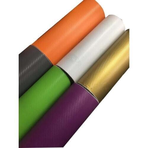 10x127cm 3D High Glossy Carbon Fiber Vinyl Film Car Styling Wrap Motorcycle Car Styling Accessories Interior Carbon Fiber Film