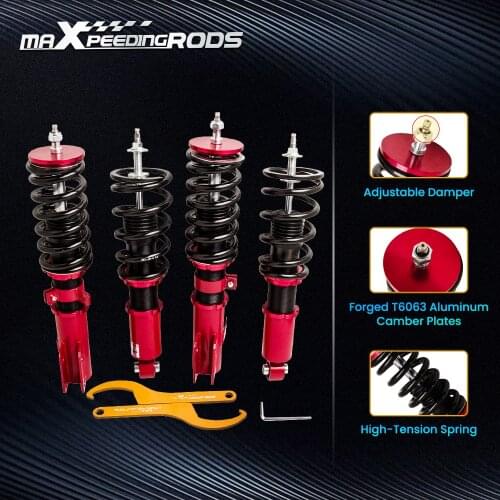 4pcs 24 Step Adjustable Coilover Kits For Toyota Celica 2000 2001 2002 2003 2004 2005