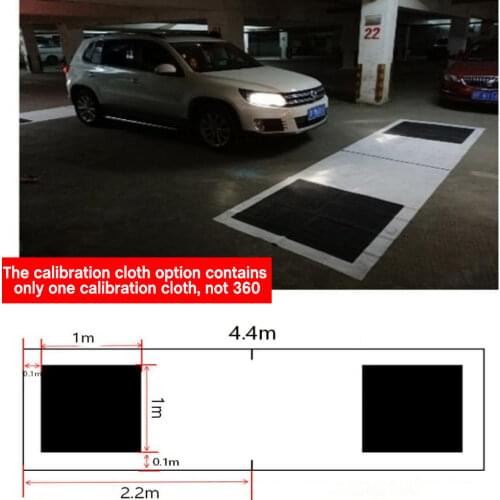 AHD 360 Degree Car Camera System Calibration Cloth For 3D Car Bird Eye Around View 4 Way Camera System
