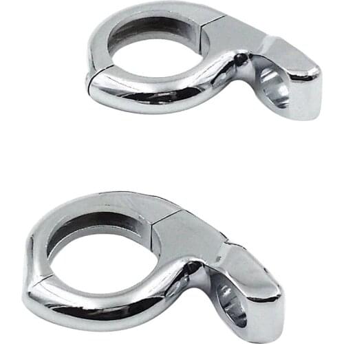 1 Inch 25mm Chrome Turn Signal HandleBar Clamp on Mirrors Adapter Mount ATV Motorcycle Scooter