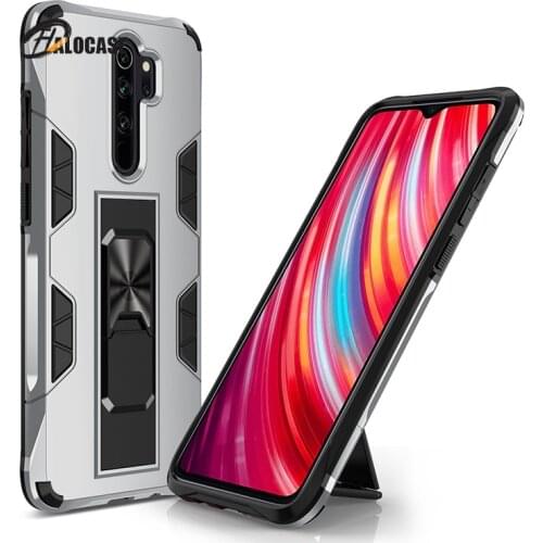 Luxury Sit Stand Magnet Case For Xiaomi Mi Redmi Note 8 7 K30 Pro K20 Note 10 Lite 9T Shockproof Ring Stand Holder Hybrid Covers