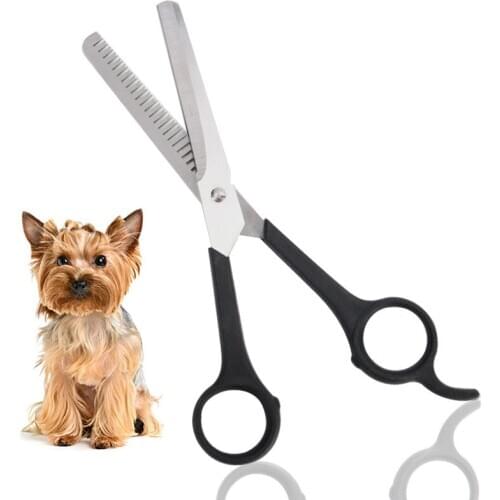 Pet Grooming Scissors Stainless Steel Cats and Dogs Hair Seam Scissors Clippers Curved Scissors Sharp Haircut Pet Tool Set