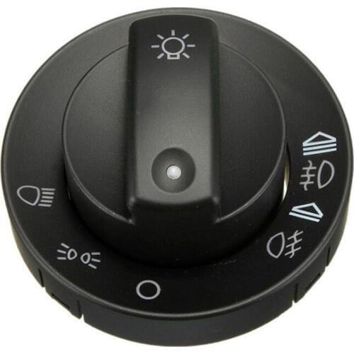 For Audi A4 S4 8E B6 B7 2000-2007 Car Front Headlight Fog Light Lamp Switch Knob Cover Replacement Parts Interior Accessories