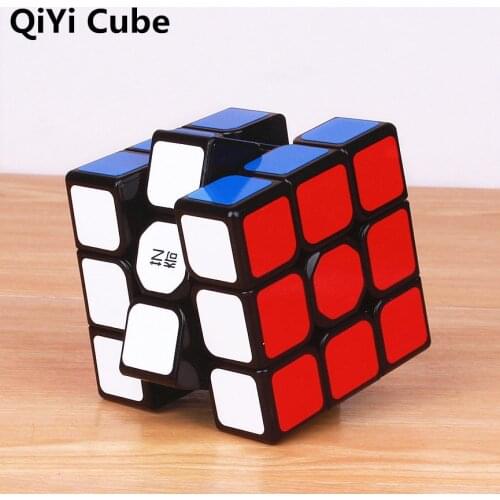 QiYi Sail W 3x3 Magic Cubes Stickerless Warrior S Professional Speed Puzzles Cubes Montessori Educational Toy For kid