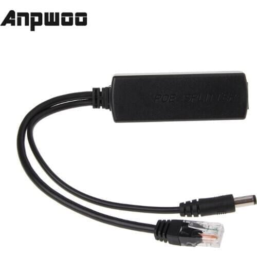 ANPWOO 10/100M IEEE802.3at/af Power Over Ethernet PoE Splitter Adapter For IP Camera