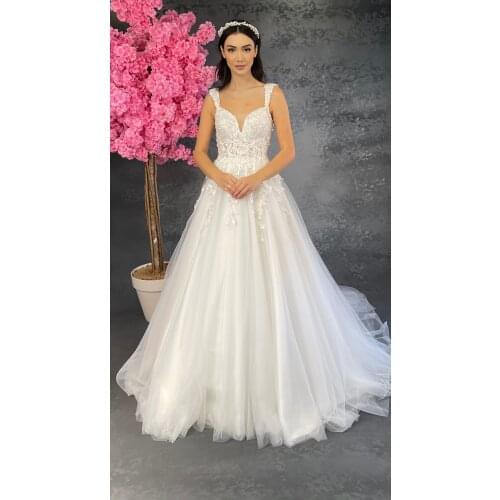 Embroidered Ruched Helen Wedding Dress Bridal Dress Bridesmaid Dress Custom Design Evening Dress Quality Fabric Elegant Design