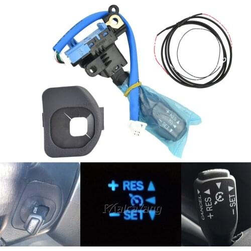 LED Backlight Cruise Control Switch 84632-34017 84632-34011 For Toyota Prado Brevis Lexus GX470 With Black Cover 45186-58020-C0