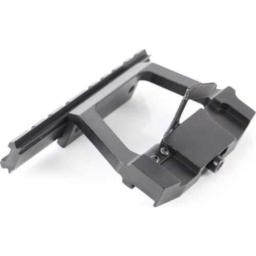 Tactical AK 74U Mount Quick release 20mm AK Side Rail Lock Scope Mount Base for AK 74U Rifle Hunting&CS Battle
