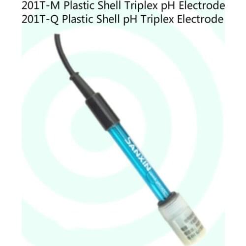 201T-M Triplex pH Electrode (Plastic Shell). 201T-QpH triple composite electrode (plastic shell) and acidity electrode
