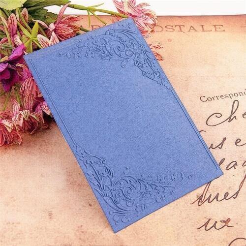 10.5x14.8 Flower edge Embossing folders Plastic bump Scrapbooking DIY Template Fondant indentation Cake Photo Album Card Make