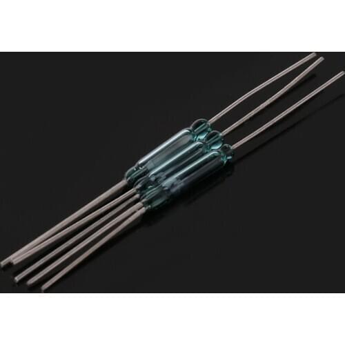 10 Pcs 2.5X14mm 4W 3 Pin Glass Reed Relay Magnetic Switches N/O N/C SPDT B95A