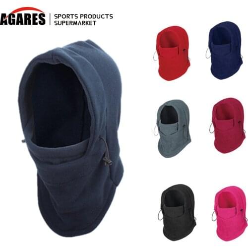2021 New Fashion Warm Cap Winter Men Women Hats Waterproof Thermal Fleece Hat Hooded Neck Warmer Hiking Scarves