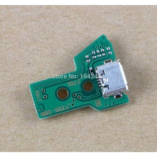 5sets/lot JDS-055 USB Charging Port Socket Board 12 pin flex ribbon cable with PCB Board micro USB For PS4 Controller