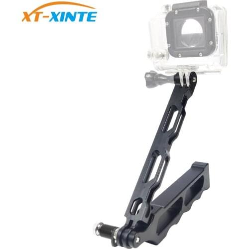 Aluminum Mini Quick-release L-type Adjustable Handle M5x17mm Wrench Screw w/ Extension Arm Mount Adapter for Gopro Hero 8