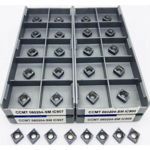 CCMT060204 CCMT060208 SM IC907 IC908 Internal Turning Tool Carbide Insert Turning Tool Tool Turning Insert Lathe Parts Tool CCMT