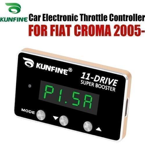 KUNFINE Car Electronic Throttle Controller Racing Accelerator Potent Booster For FIAT CROMA 2005-After Tuning Parts Accessory