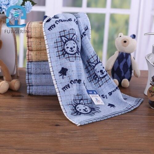 FURGERIN Microfiber Bath Towel cute cartoon hair towel kids Absorbent Face Towels Cotton hand towels for bathroom/kitchen/Hotel