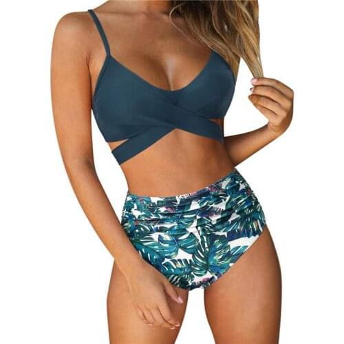Bikini Sets WomenPrinted Two Pieces Swimsuits 2021 New Girl Sexy Thong Bathing Suits Swimwear купальник женский