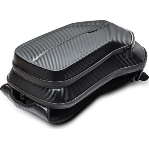 Mens 15.6 inch computer bags carbon fiber backpack rider shoulder bag, fashion hard case for motorcycle bikes