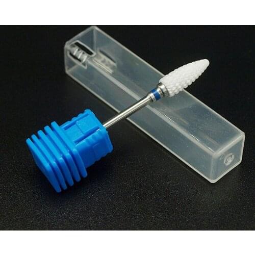 Corn Head Nail Art Ceramic Polishing Head Single Corn-shaped Bullet Electric Grinding Machine Armor Removal Grinding Head Tool