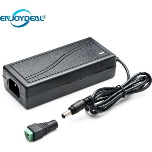 NEW 100V~240V To DC 12V 5A Led strip Power Supply Adapter Converter Transformer Connector For LED Strip Black
