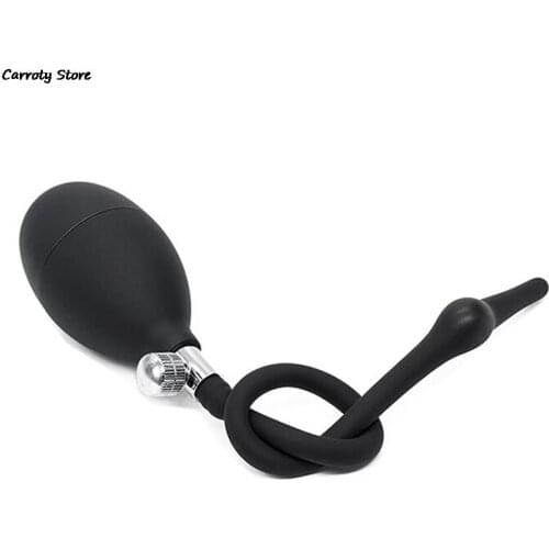 New Silicone Inflatable Male Urethral Catheter Penis Plug Inflate Urethral Sound Dilators Penis Insert Chastity Sex Toys Piece