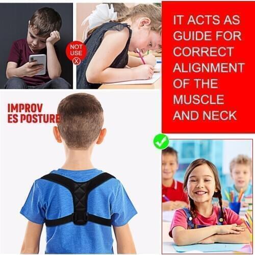 Shoulder Back Support Belt Brace Back Pain Psoture Corrector Clavicle Spine Lumbar Orthopedic Back Corset corrector de postura