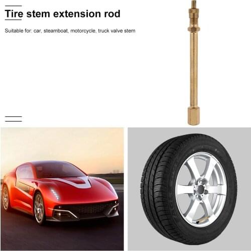 All Copper Motorcycle Car Automobile Truck Wheel Tire Valve Stem Extension Rod Cover Extender Steamboat Auto Parts