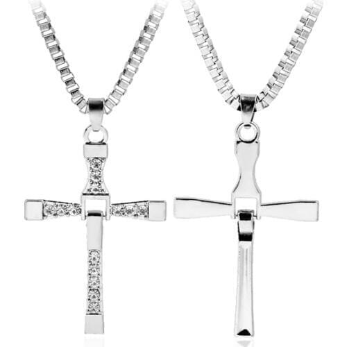 24pcs/lot silver color retro cross charms with pendant, men, womens accessories, movie theme gifts, wholesale