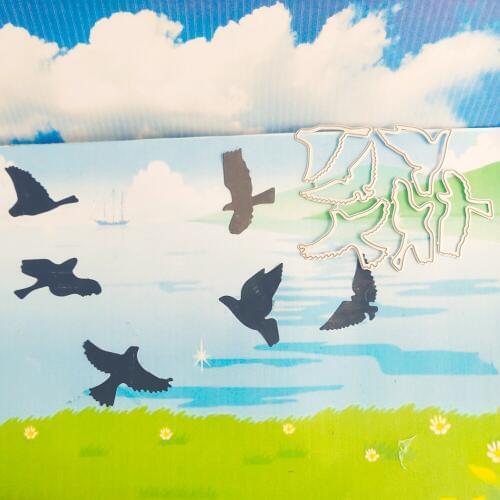 Birds all kinds of bird decoration cutting mold new knife die metal cutting die 3D art paper DIY decoration