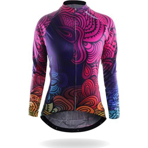 Racmmer 2018 Cycling Jersey Long Sleeve Mtb Clothing Bike Wear Clothes Kit Bicycle Maillot Roupa Ropa De Ciclismo Mujer #WL-02