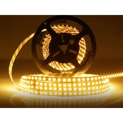 [Seven Neon]Free shipping flexible DC12V 8mm black/white FPBC 3528 orange amber light waterproof 120leds/m led smd strip
