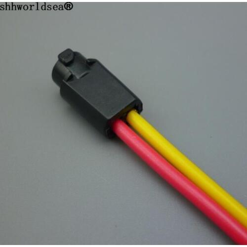 Shhworldsea 100pcs NEW T5 LED Lamp Bulb Brake Signal Light Socket Harness Wire for Car Plug connector