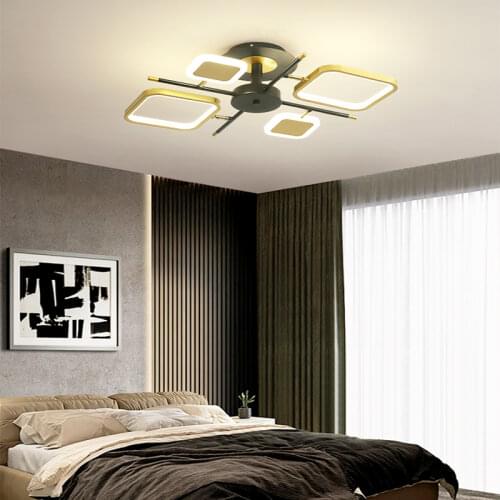 Modern living room LED chandelier dining room bedroom dimming light balcony lighting study ceiling light