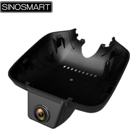 SINOSMART Novatek 96672 Wifi DVR Camera for Buick GL6 2017 Control by Mobile Phone App Black Dual Camera Optional SONY IMX323