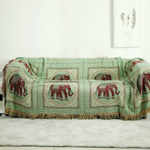 All Season Pure Cotton Sofa Cover Blanket Cartoon Sofa Pad Fashion Dust-proof Towel Blankets For Home Office Travel Bed Sheet