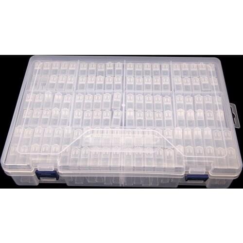 124/248pcs Diamond Painting Tools Storage Box Rhinestone Mosaic Container box diamond painting accessories Accessory