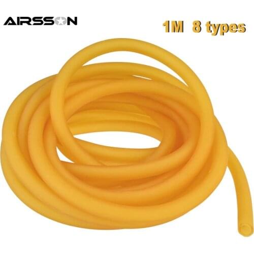1m Hunting Natural Slingshot Elastic Latex Tube Catapult Ruber Band Fitness Yoga Tactical Bow Shooting Hunting Accessories